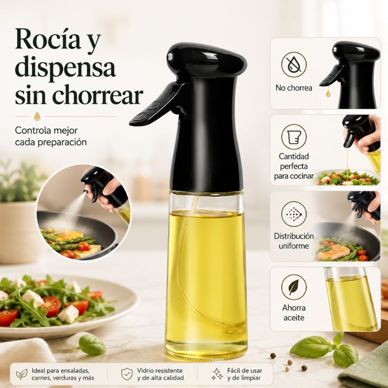 SprayOil™ | Cantidad Perfecta, Sin Chorrear
